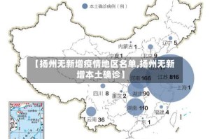 【扬州无新增疫情地区名单,扬州无新增本土确诊】