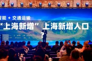“上海新增” 上海新增人口？