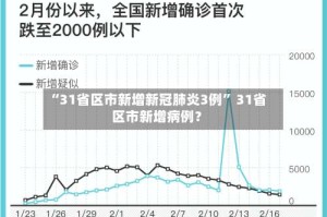 “31省区市新增新冠肺炎3例” 31省区市新增病例？