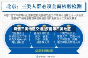 疫情三类地区交通/疫情第三类地区