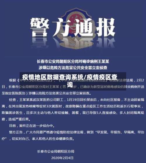 疫情地区数据查询系统/疫情疫区查询-第1张图片
