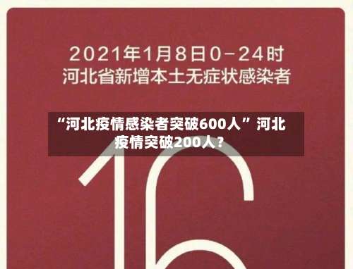 “河北疫情感染者突破600人” 河北疫情突破200人？-第3张图片