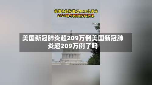 美国新冠肺炎超209万例美国新冠肺炎超209万例了吗-第3张图片