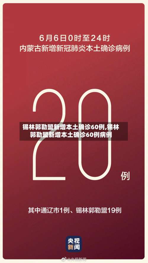 锡林郭勒盟新增本土确诊60例,锡林郭勒盟新增本土确诊60例病例-第1张图片