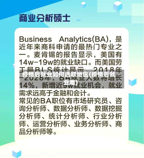 疫情后就业如何选取地区(疫情后就业难)-第1张图片