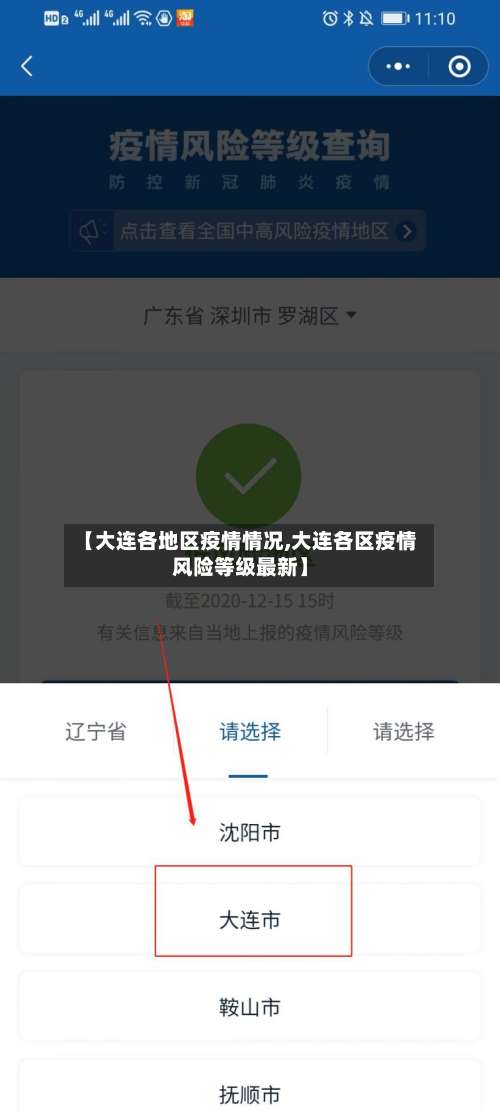 【大连各地区疫情情况,大连各区疫情风险等级最新】-第2张图片